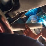 Ремонт выхлопной сисемы AUDI