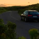 Audi A6 C7 закат